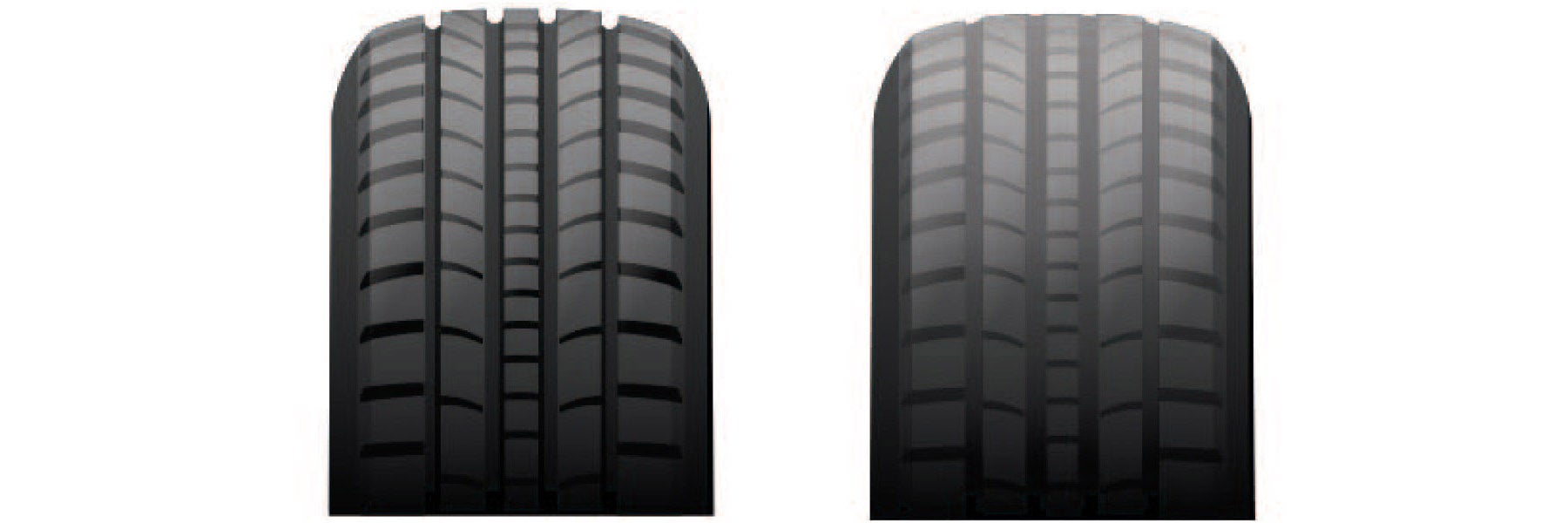 Tire tread depth comparison at DeMontrond Kia in Houston TX