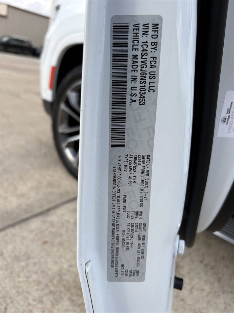 2022 Jeep Grand Wagoneer Series III 4x4