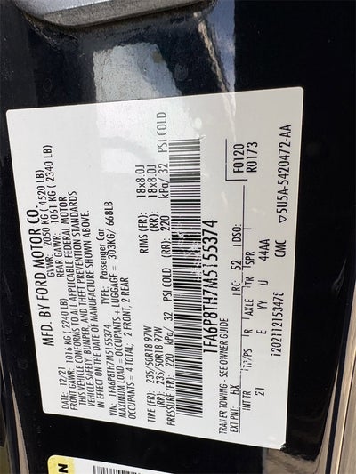 2021 Ford Mustang EcoBoost