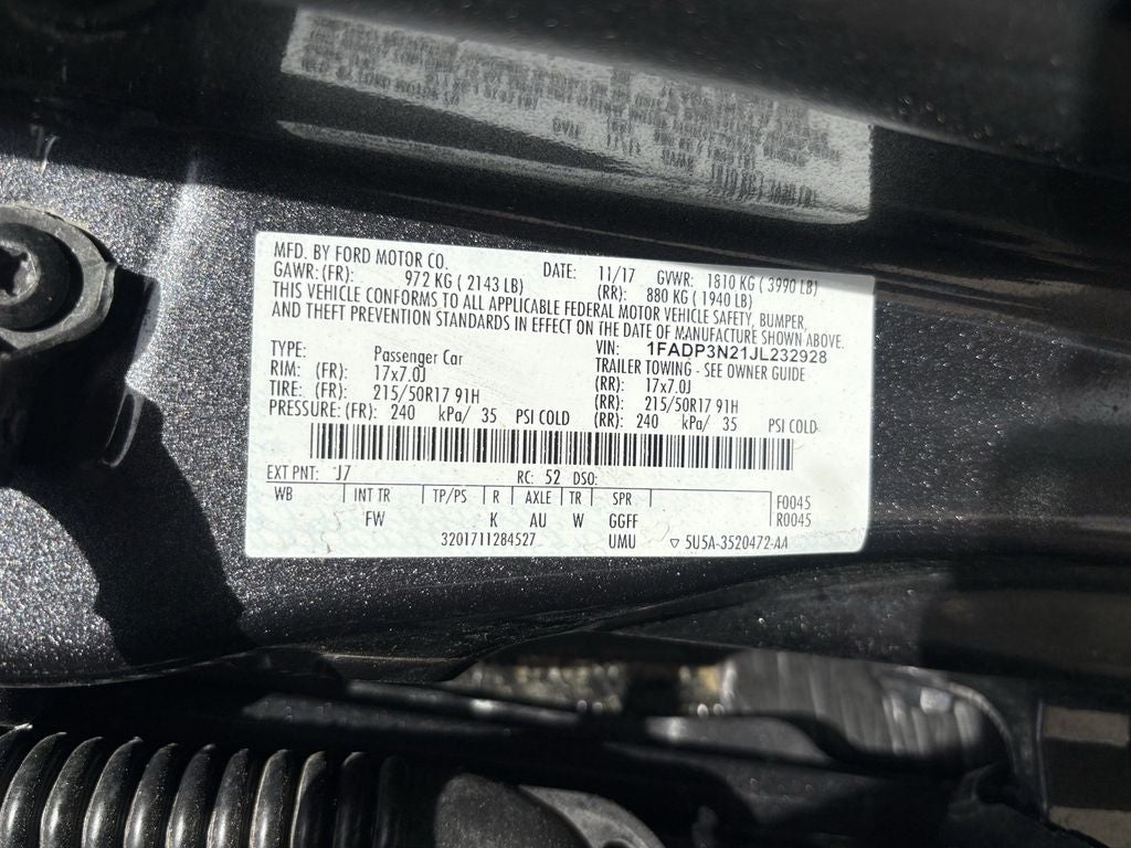 2018 Ford Focus Titanium
