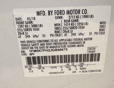 2018 Ford Explorer Limited
