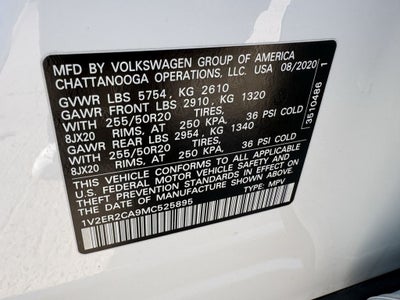 2021 Volkswagen Atlas SEL