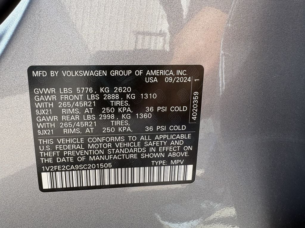 2025 Volkswagen Atlas Cross Sport 2.0T SEL Premium R-Line