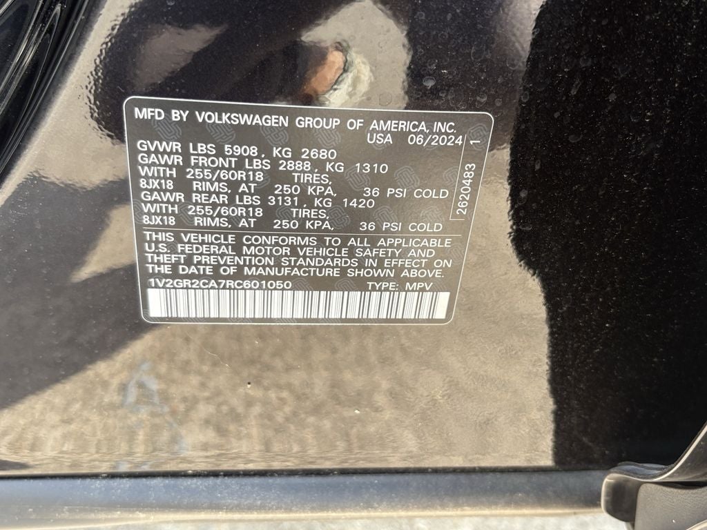 2024 Volkswagen Atlas 2.0T Peak Edition SEL