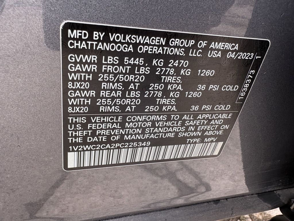 2023 Volkswagen Atlas Cross Sport 2.0T SE w/Technology