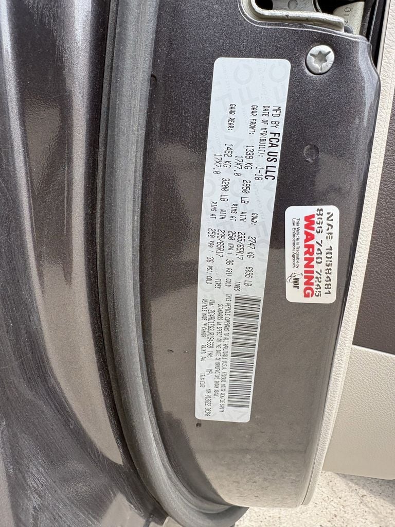 2018 Chrysler Pacifica Touring L Plus