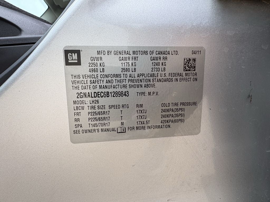 2011 Chevrolet Equinox LT 1LT