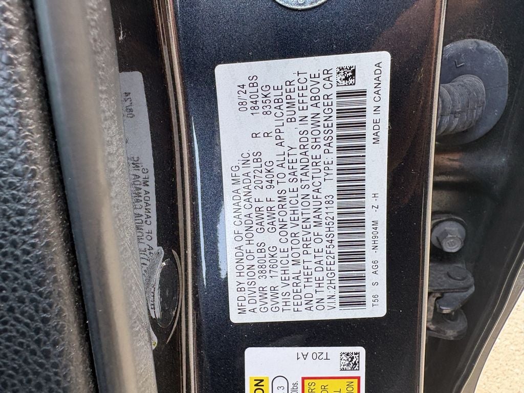 2025 Honda Civic Sport