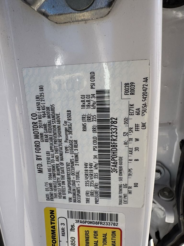 2015 Ford Fusion SE