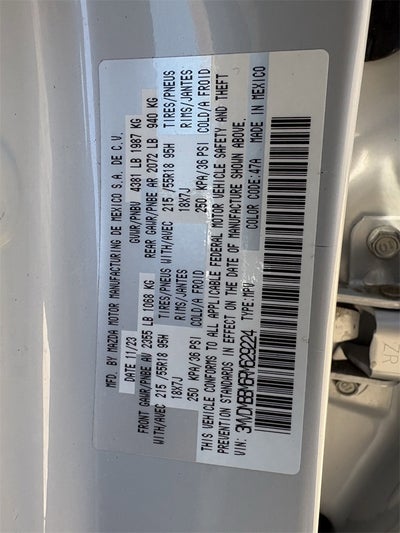 2024 Mazda Mazda CX-30 2.5 S Select Sport