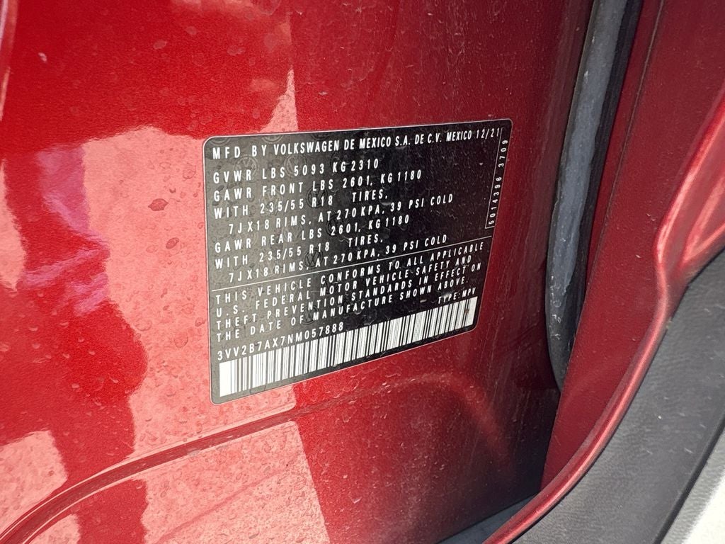 2022 Volkswagen Tiguan 2.0T SE