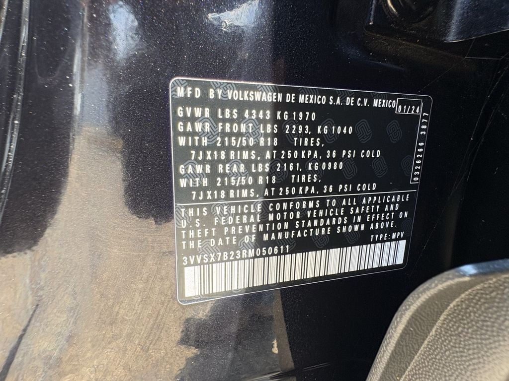 2024 Volkswagen Taos 1.5T SE