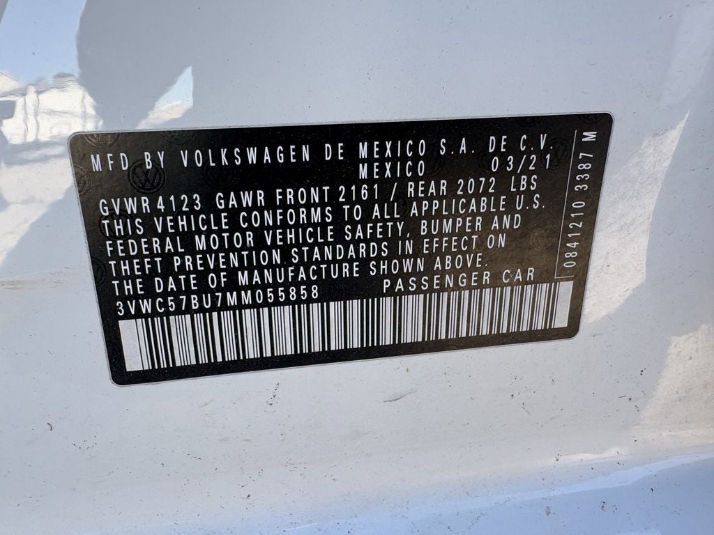 2021 Volkswagen Jetta 1.4T SE