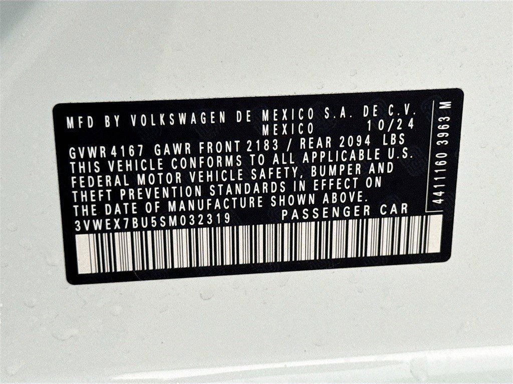 2025 Volkswagen Jetta 1.5T SE