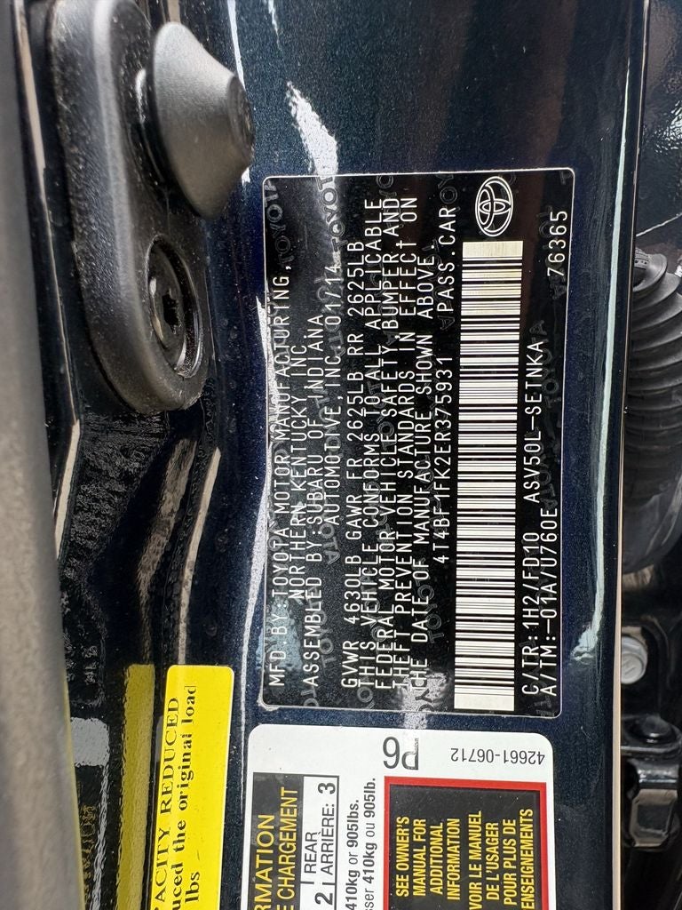 2014 Toyota Camry LE
