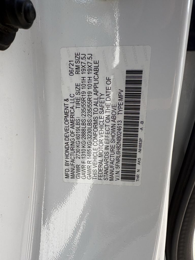 2022 Honda Odyssey Touring