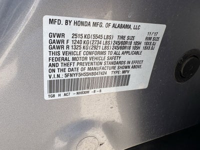 2017 Honda Pilot EX-L