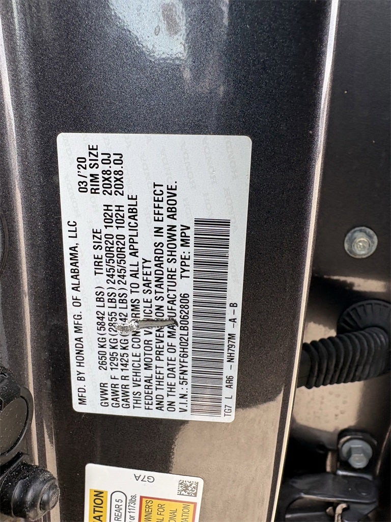 2020 Honda Pilot Elite