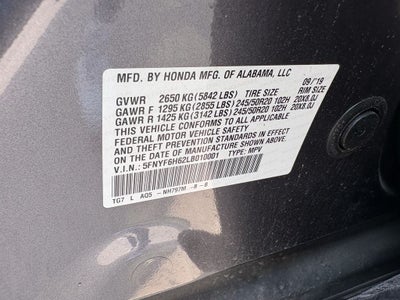 2020 Honda Pilot Touring 7 Passenger