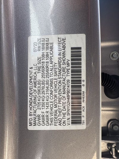 2023 Honda Pilot EX-L 8 Passenger