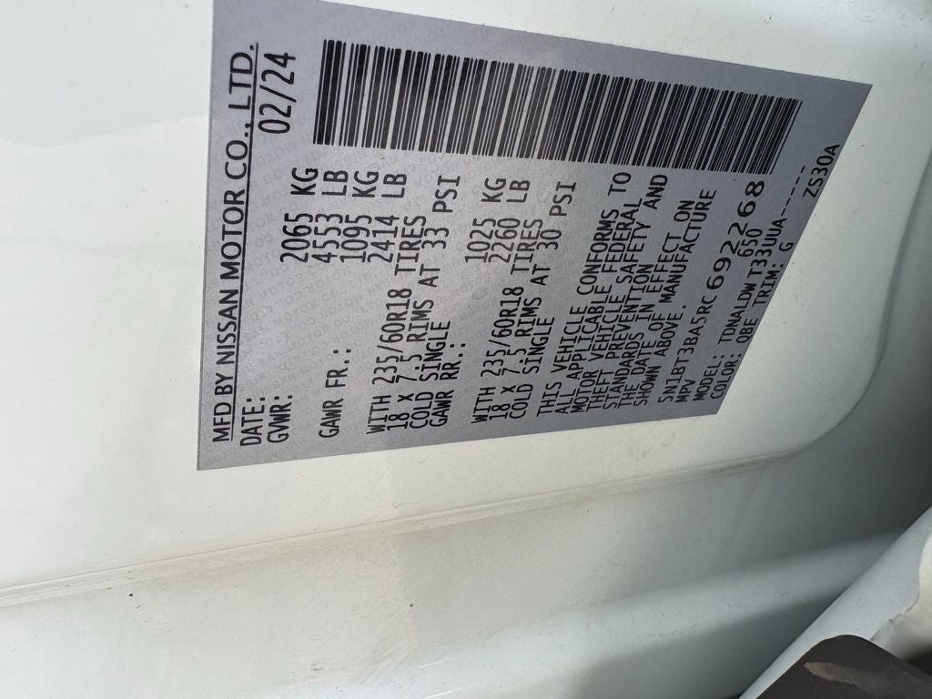 2024 Nissan Rogue SV