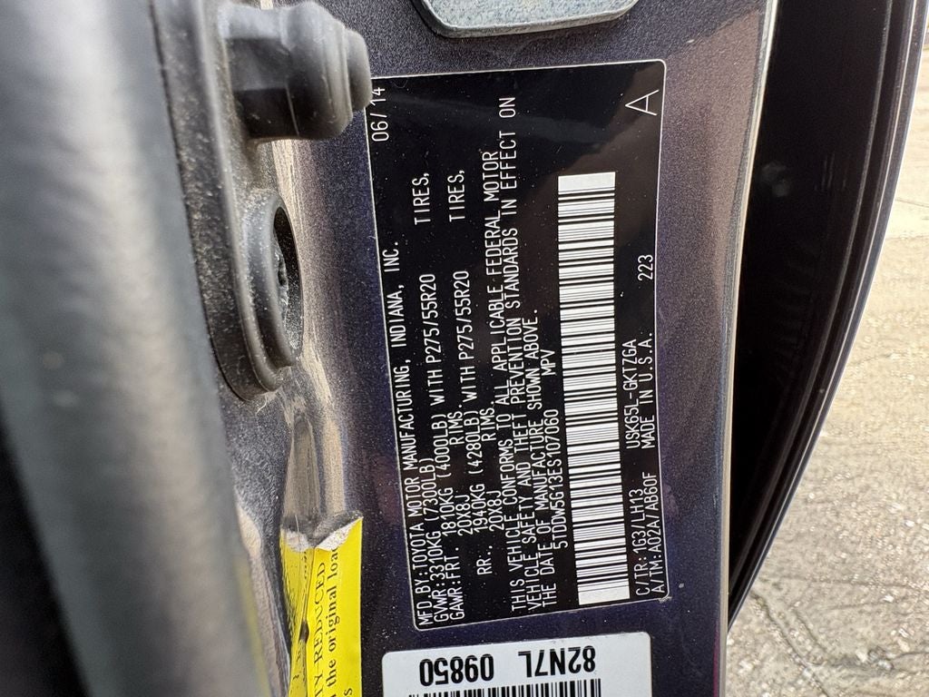 2014 Toyota Sequoia Platinum