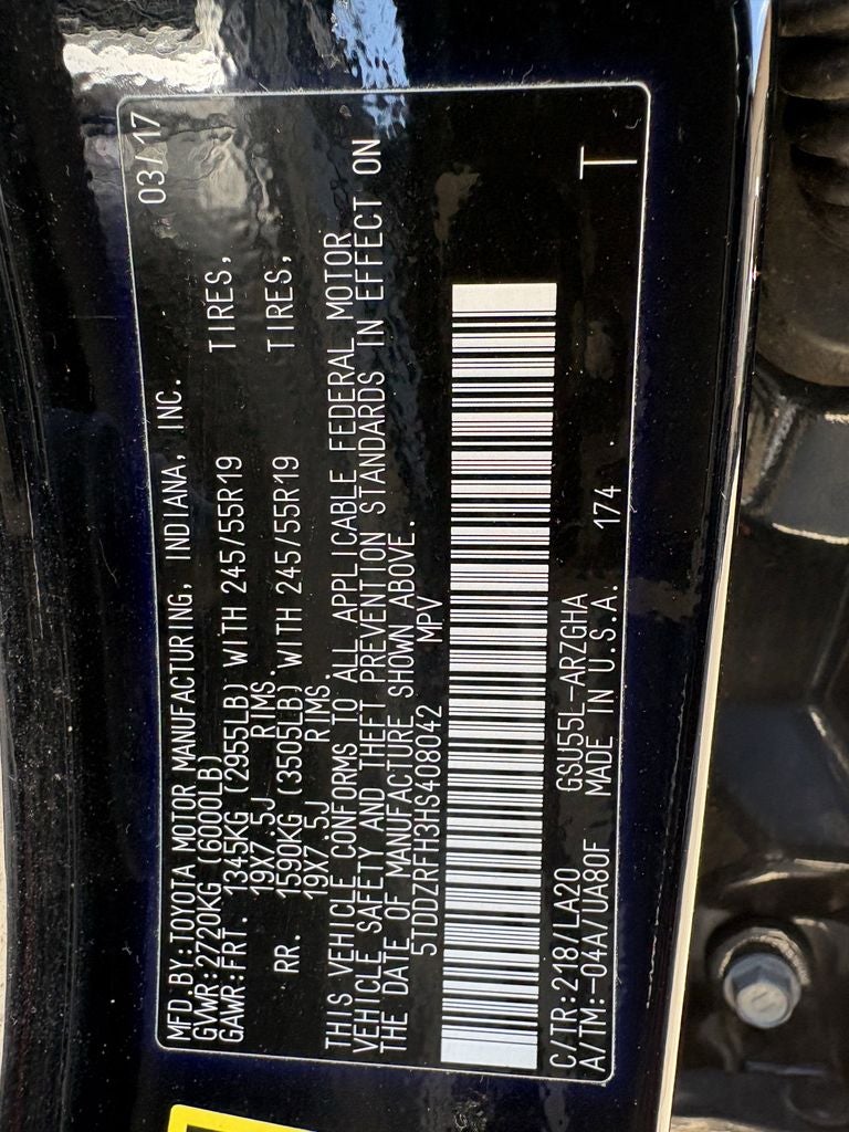 2017 Toyota Highlander Limited