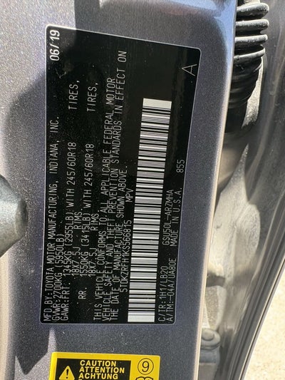 2019 Toyota Highlander XLE