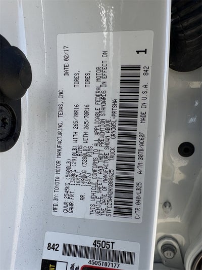 2017 Toyota Tacoma TRD Pro