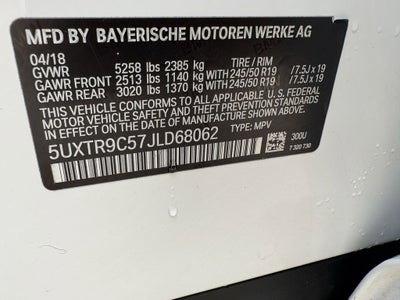 2018 BMW X3 xDrive30i