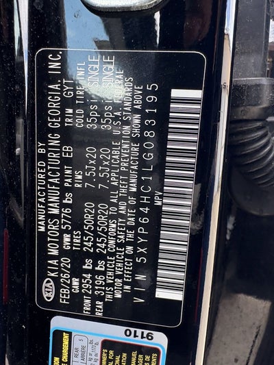 2020 Kia Telluride S