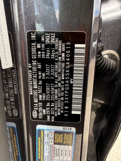 2019 Kia Sorento LX
