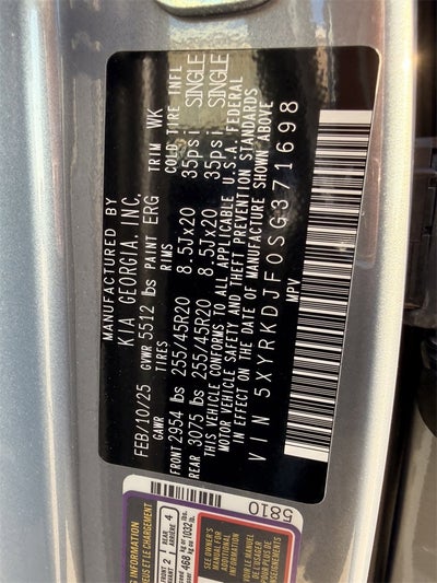 2025 Kia Sorento X-LINE SX-PRESTIGE 2.5T AWD