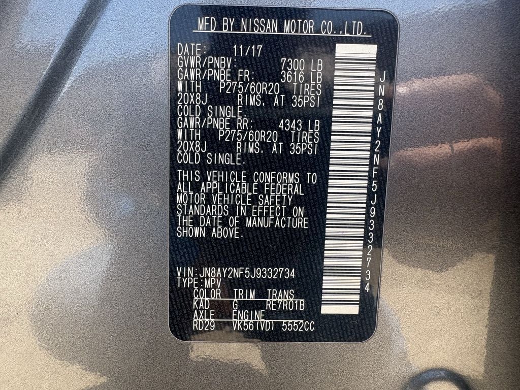 2018 Nissan Armada Platinum