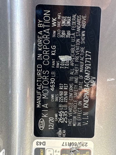 2021 Kia Sportage LX