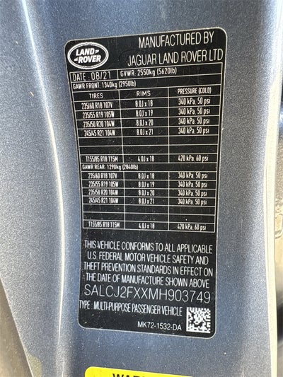 2021 Land Rover Discovery Sport S