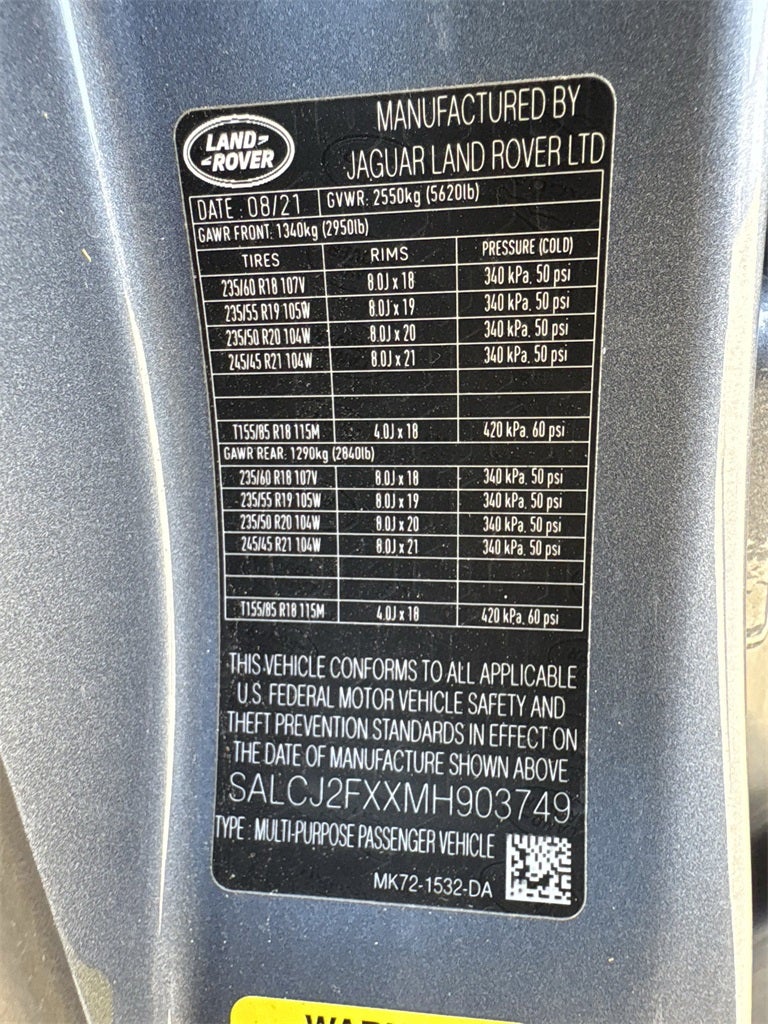 2021 Land Rover Discovery Sport S