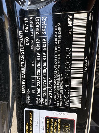 2019 Mercedes-Benz GLC GLC 300