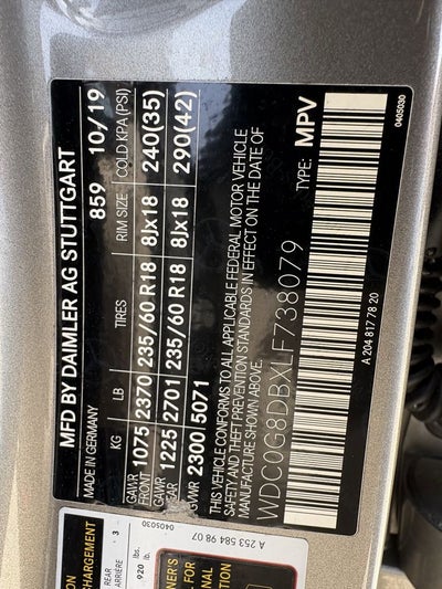 2020 Mercedes-Benz GLC GLC 300