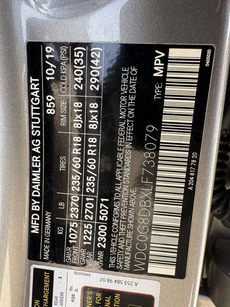 2020 Mercedes-Benz GLC GLC 300