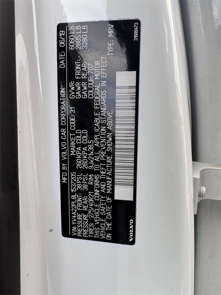 2020 Volvo XC90 T6 Inscription