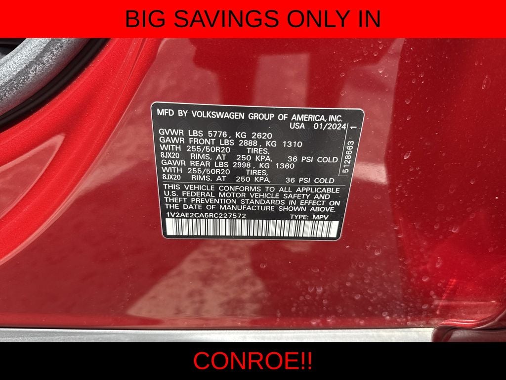 2024 Volkswagen Atlas Cross Sport 2.0T SEL R-Line