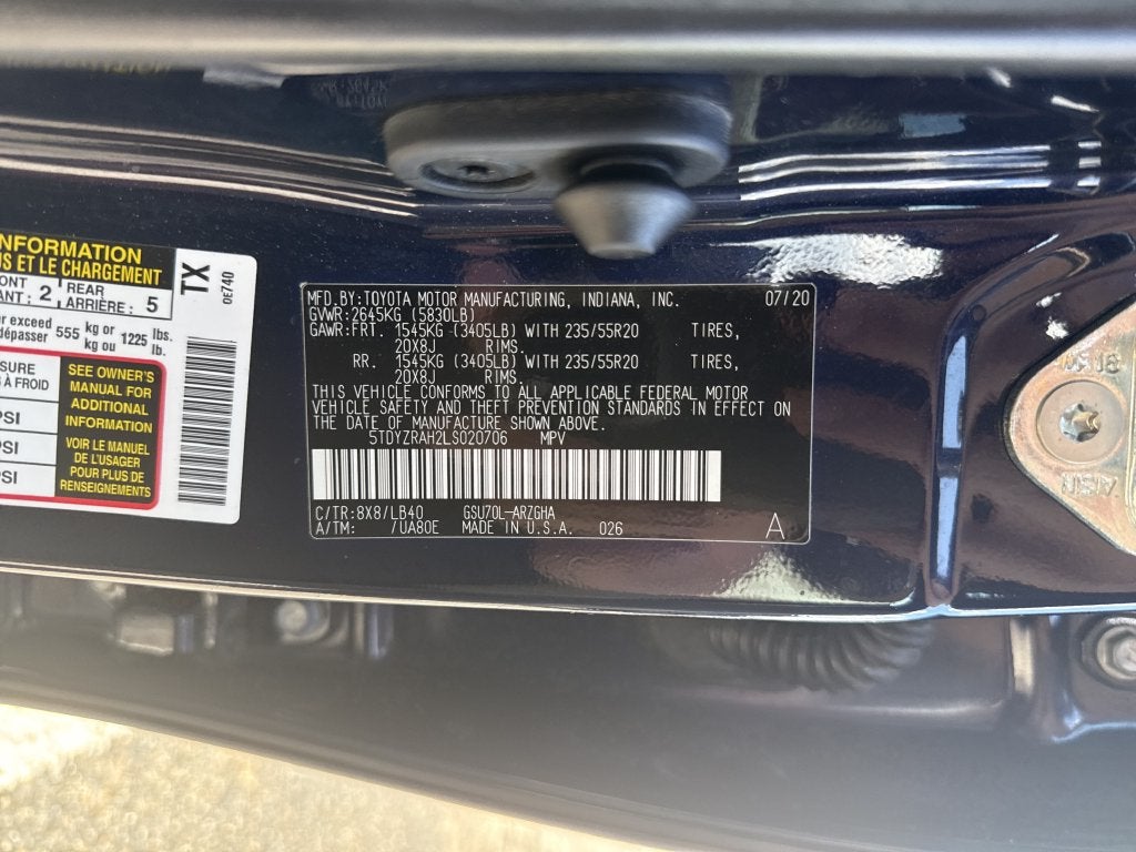 2020 Toyota Highlander Limited