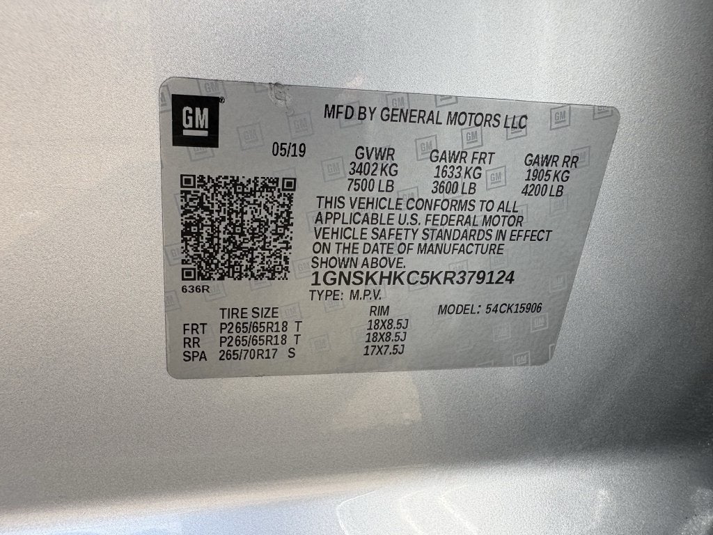 2019 Chevrolet Suburban LT