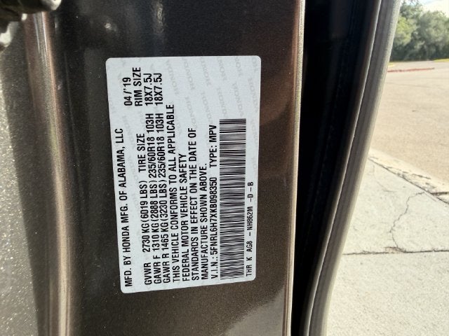 2019 Honda Odyssey EX-L