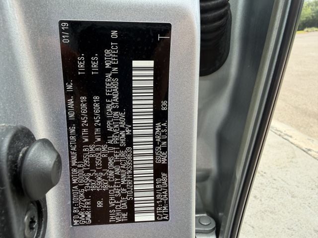 2019 Toyota Highlander XLE