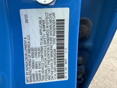 2024 Honda Civic Hatchback Sport Touring