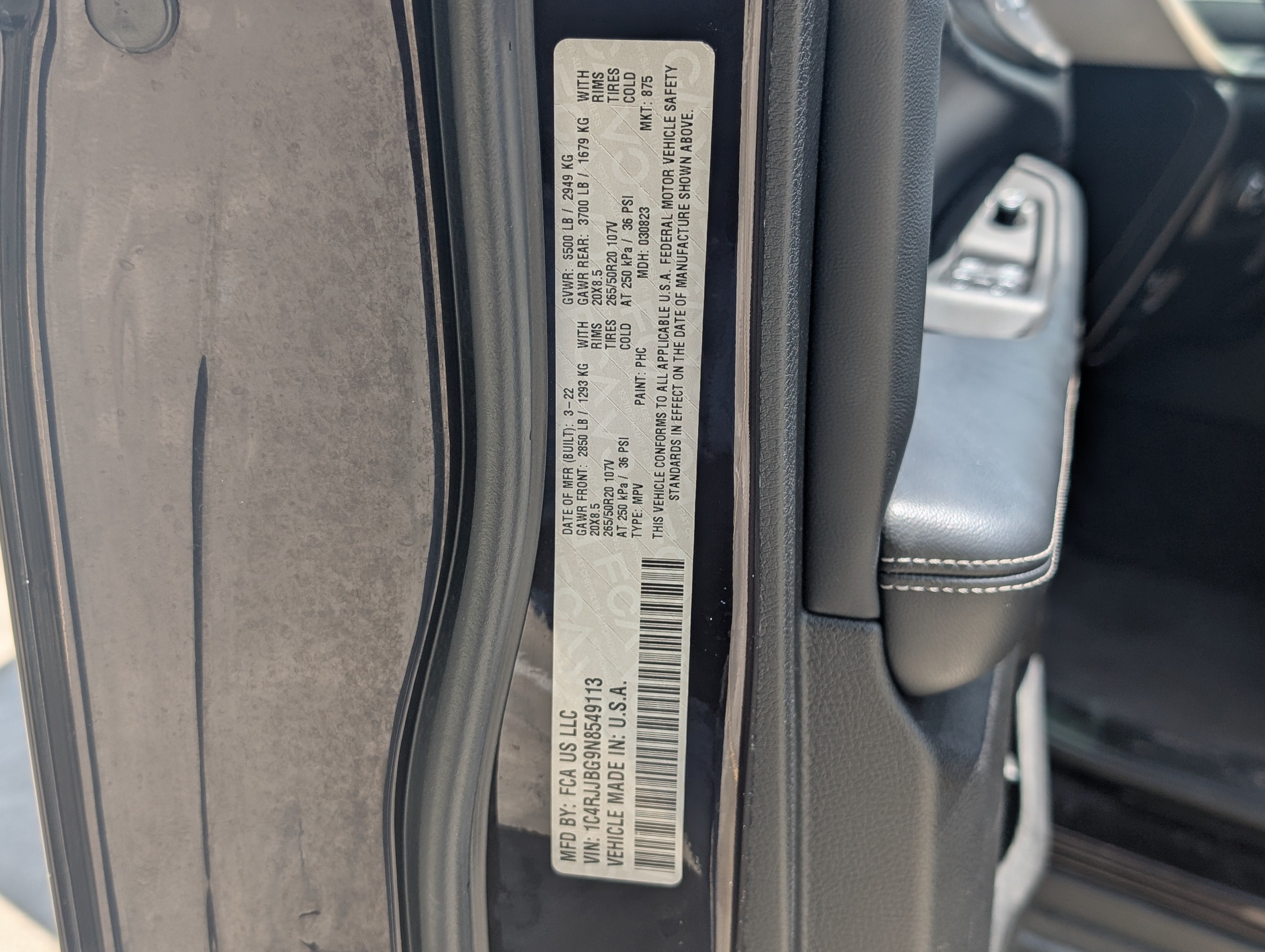 2022 Jeep Grand Cherokee L Limited 4x2