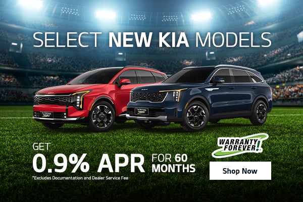 Select New Kia Models