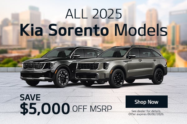 All 2025 Kia Sorrento Models